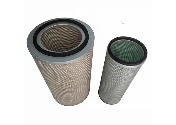 Pileli Endüstriyel Kartuş Hava Filtreleri 304l Çelik 0.1 Mikron Toz Toplayıcı Filtre